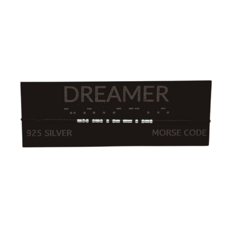 Brățară „DREAMER” — morse, argint [1]