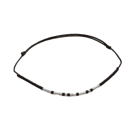 Cod Morse - Brățară „DREAMER” — morse, argint