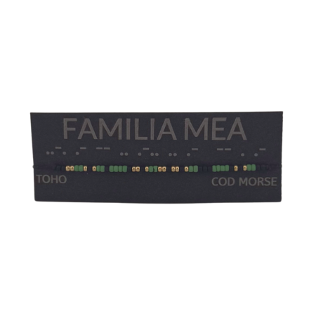 Cod Morse - Brățară „ FAMILIA MEA ” — morse, toho