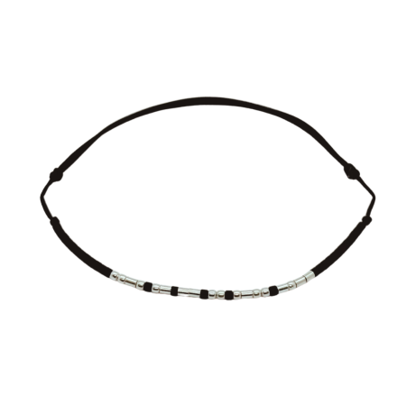 Cod Morse - Brățară „FAMILY” — morse, argint