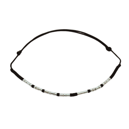 Cod Morse - Brățară „FUCK OFF” — morse, argint