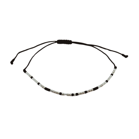 Cod Morse - Brățară „GOD BLESS YOU” — morse, argint