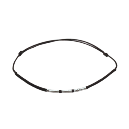 Cod Morse - Brățară „JOY” — morse, argint