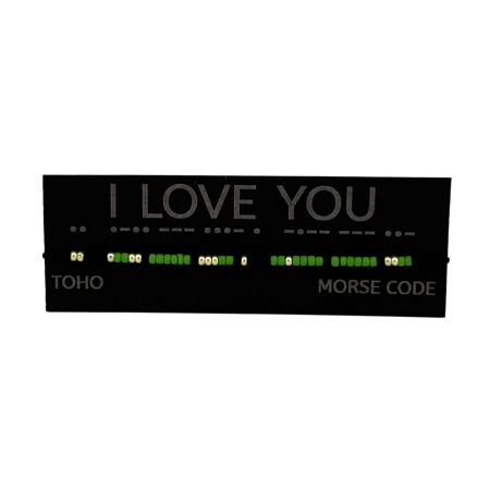 Brățări - Brățară „ I LOVE YOU ” — morse, diverse materiale