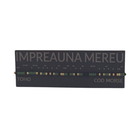 Cod Morse - Brățară „ IMPREAUNA MEREU ” — morse, toho