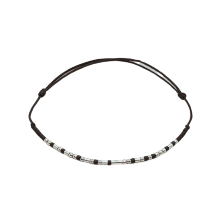 Cod Morse - Brățară „INDRAZNESTE” — morse, argint