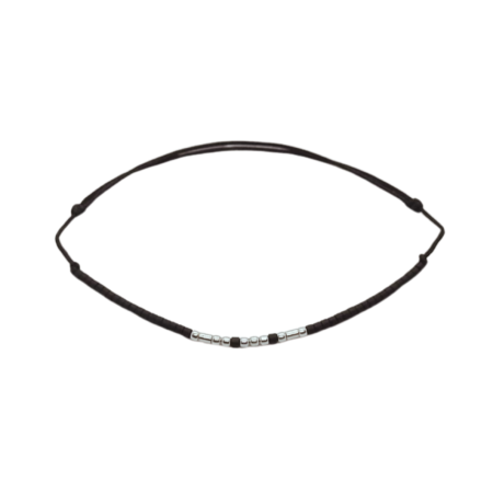 Cod Morse - Brățară „LSR” — morse, argint