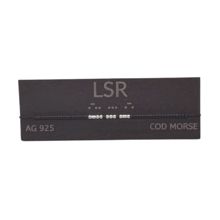 Brățară „LSR” — morse, argint [1]