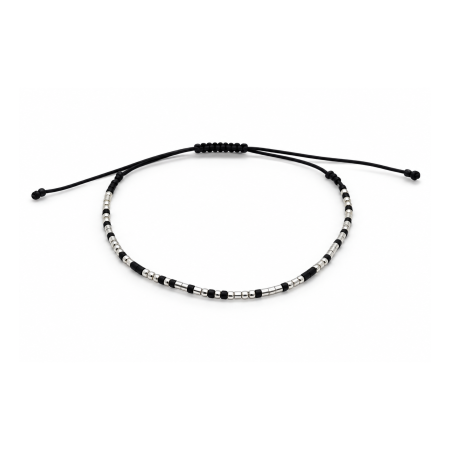 Cod Morse - Brățară cod Morse „ LIMBA SEMNELOR ROMÂNE ” – Argint 925, reglabilă