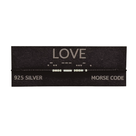 Brățară „LOVE” — morse, argint [1]