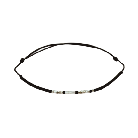 Cod Morse - Brățară „LOVE” — morse, argint