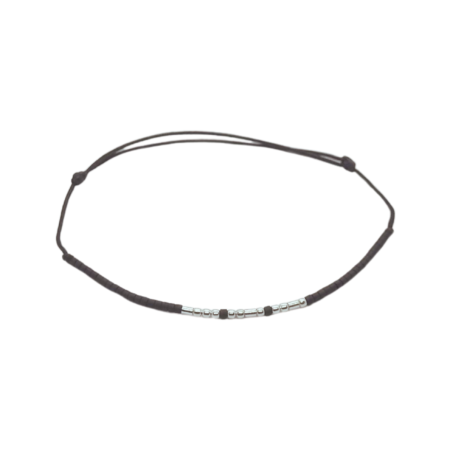 Cod Morse - Brățară „BFF” (BEST FRIENDS FOREVER) — morse, argint