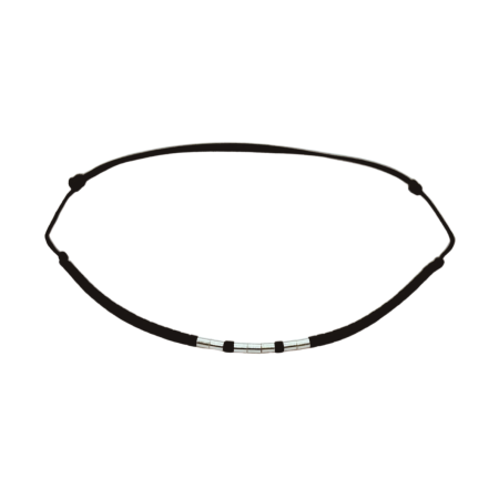 Cod Morse - Brățară „MOM” — morse, argint