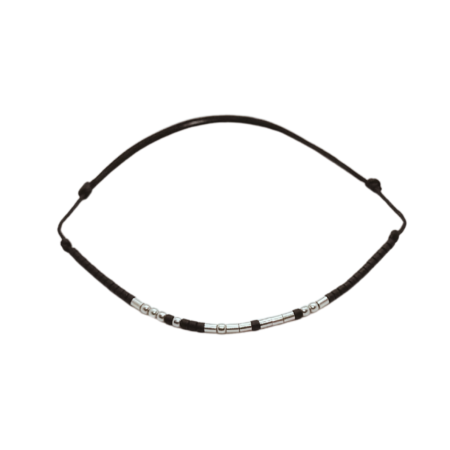 Cod Morse - Brățară „BE YOU” — morse, argint