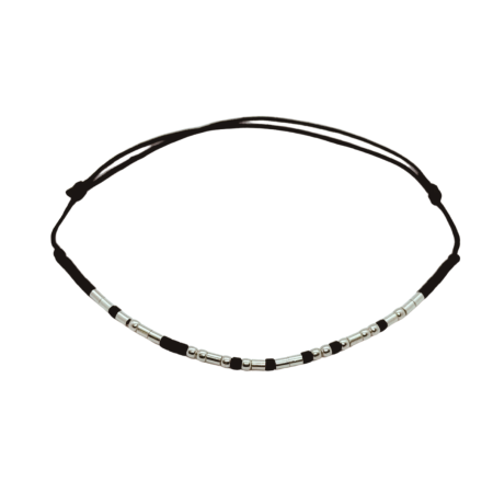 Cod Morse - Brățară „MY FAMILY” — morse, argint