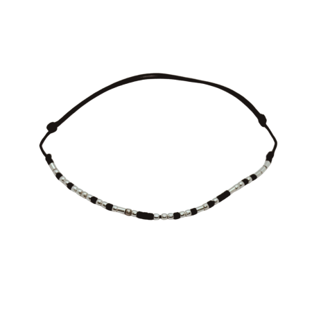 Cod Morse - Brățară „NIHIL SINE DEO” — morse, argint