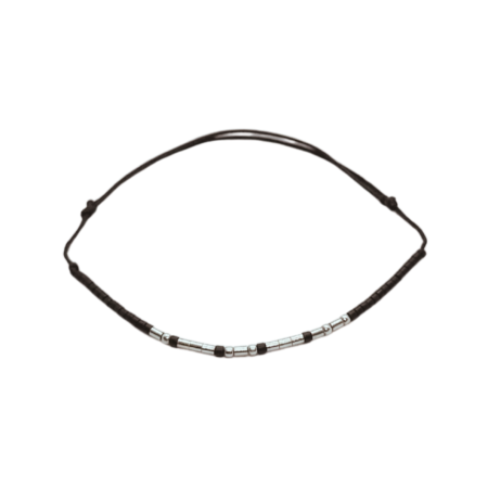 Cod Morse - Brățară „NOROC” — morse, argint