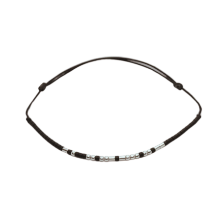 Cod Morse - Brățară „TE IUBIM” — morse, argint