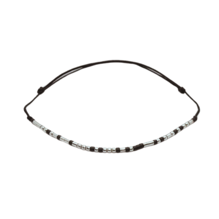 Bratari - Brățară „ZAMBESTE MEREU” — morse, argint