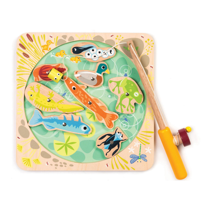 Joc de pescuit magnetic Tender Leaf Toys – Pond Dipping – 10 piese [2]