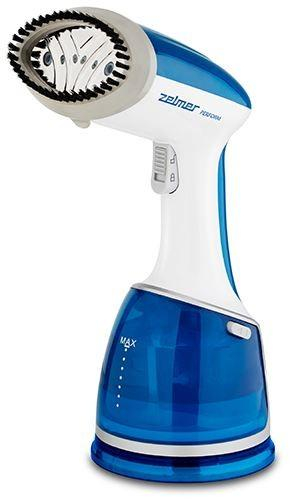 Aparat de calcat vertical cu abur Zelmer ZGS1700, 1700W, abur continuu 30 g/min, start rapid 25 sec, perie pentru tesaturi groase, rezervor 220 ml, 2 nivele de abur, cablu lung de 2 m, albastru [1]