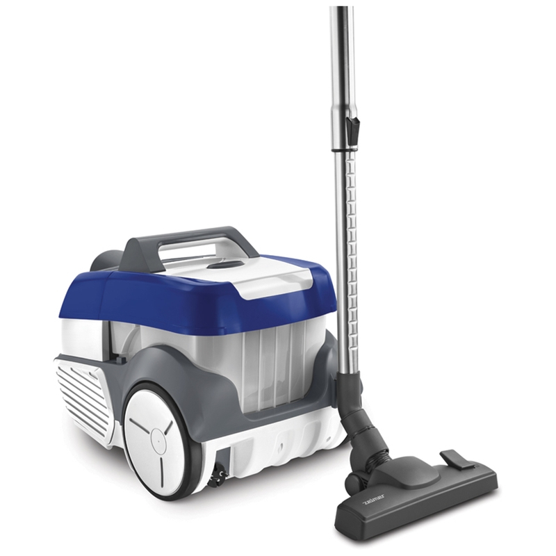Aspirator multifunctional Zelmer ZVC9140D, Wet&Dry, 2100 W putere maxima, digital, reglare electronica a putetrii de aspirare, rezervor apa 5.2 l, filtru HEPA 13, alb/albastru [2]