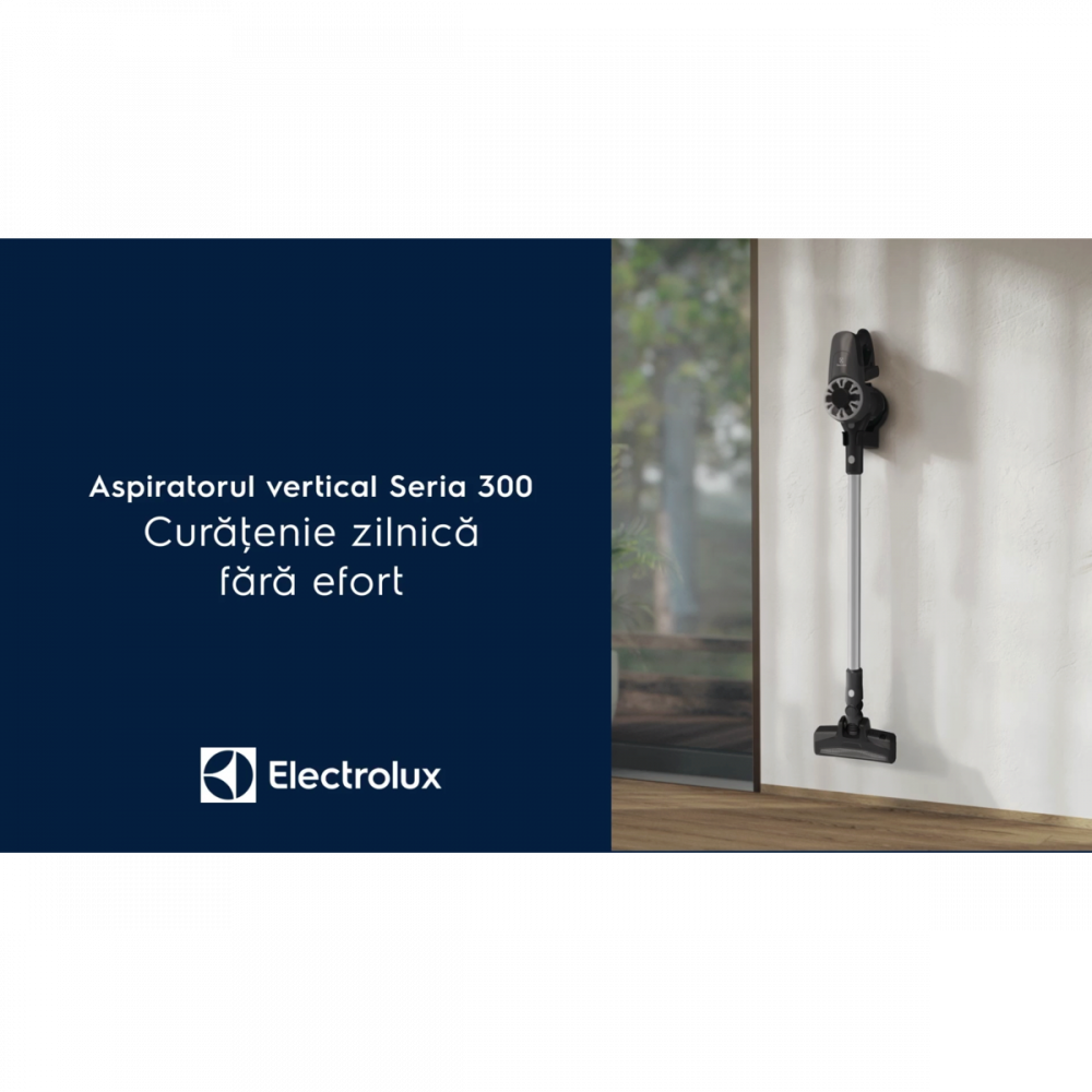 Aspirator vertical Electrolux cu acumulator Seria 300 EP31CB21GP 40 min autonomie 21.6 V gri [3]