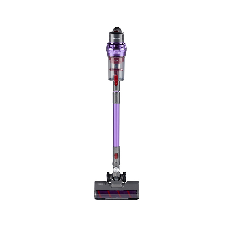 Aspirator vertical fara fir Zelmer ZSVC925T, 25.9V, Cyclone, Iluminare, Motor BLDC, 0.8l, Perie electrica, autonomie 32 min, Duza 2 in 1, Filtru HEPA, Tub pliabil, Mov/Gri [2]