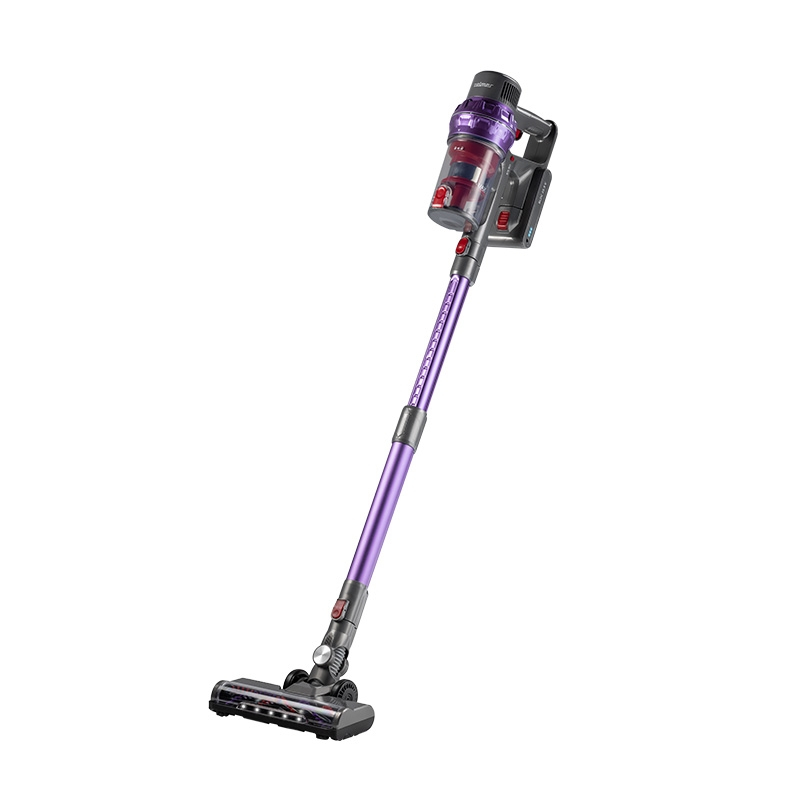 Aspirator vertical fara fir Zelmer ZSVC925T, 25.9V, Cyclone, Iluminare, Motor BLDC, 0.8l, Perie electrica, autonomie 32 min, Duza 2 in 1, Filtru HEPA, Tub pliabil, Mov/Gri [1]
