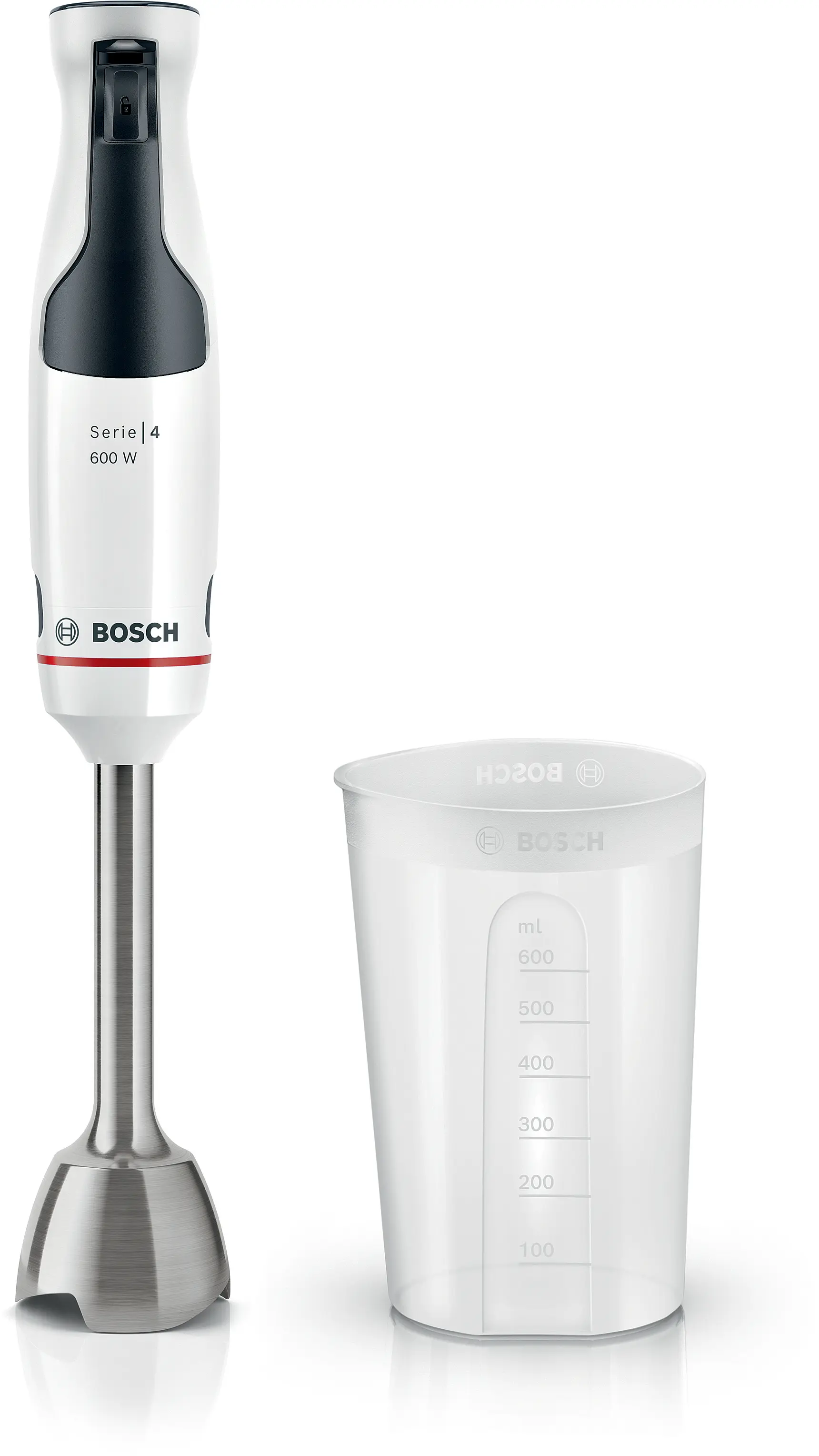 Blender de mână Bosch Seria 4 ErgoMaster 600 W Alb, Black Grey [2]