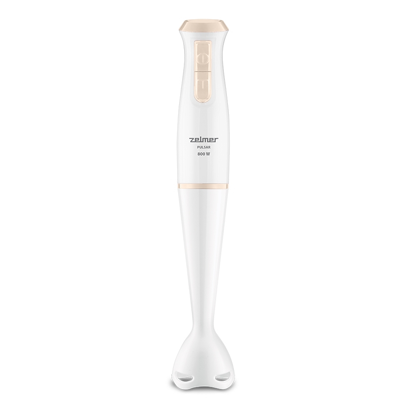 Blender de mana Zelmer ZHB4560I Pulsar, 800 W, 2 lame inox, Turbo, design ergonomic, Alb/Crem [1]