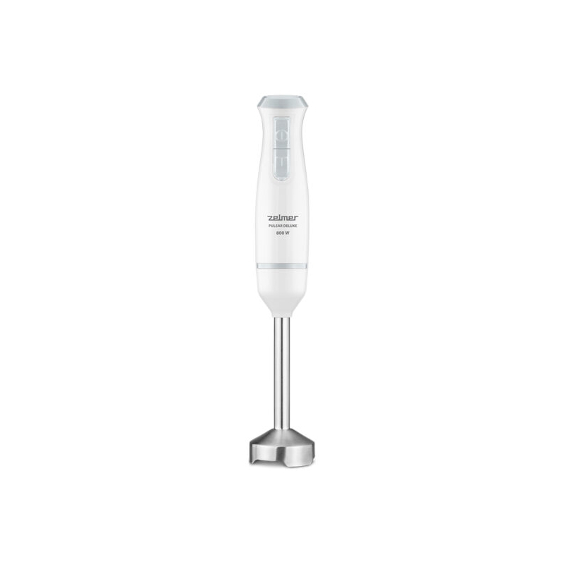 Blender de mana Zelmer ZHB4561S Pulsar Deluxe, 800 W, 2 lame inox, Turbo, Recipient 800 ml, Alb/Albastru [4]