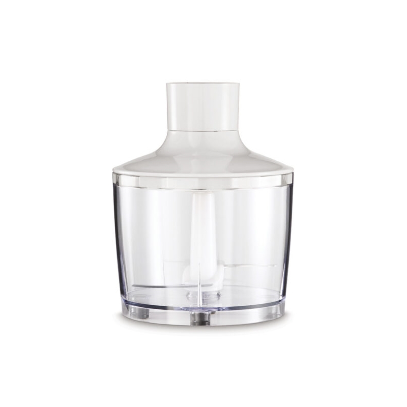 Blender de mana Zelmer ZHB4562I Pulsar Deluxe Max, 800 W, 2 lame inox, Picior inox, Recipient 800 ml, Tocator 450 ml, Tel, Design ergonomic, Alb/Crem [3]