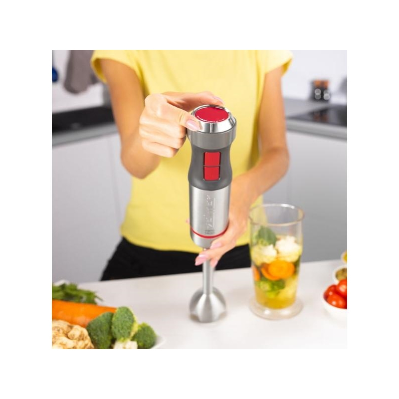 Blender vertical Zelmer ZHB4650, 1400W, gri/rosu [3]
