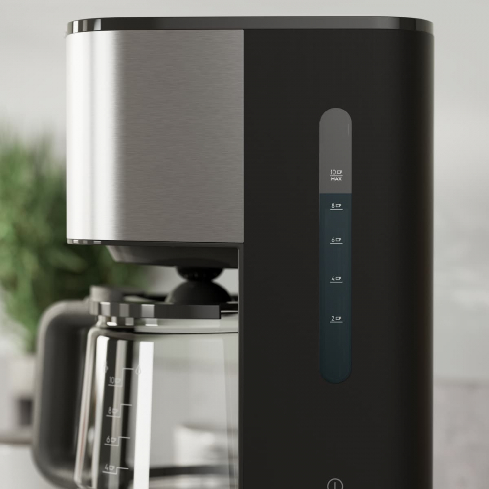 Cafetiera Electrolux Create 3 E3CM1-3ST, 1080 W, 1,25l, cana din sticlă borosilicată, filtru mărimea 4 [6]