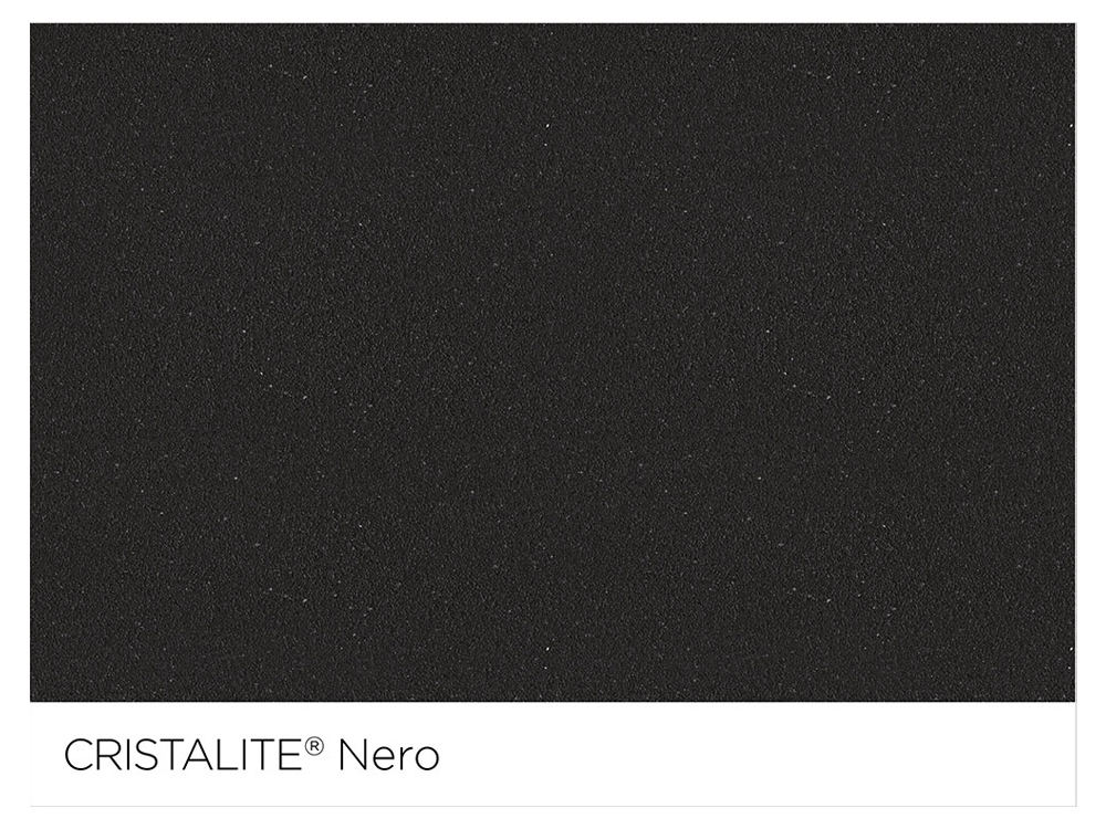 Chiuveta bucatarie Schock Nemo N-100 Cristalite Nero 570 x 510 mm, compozit granit, montare pe blat, negru [3]