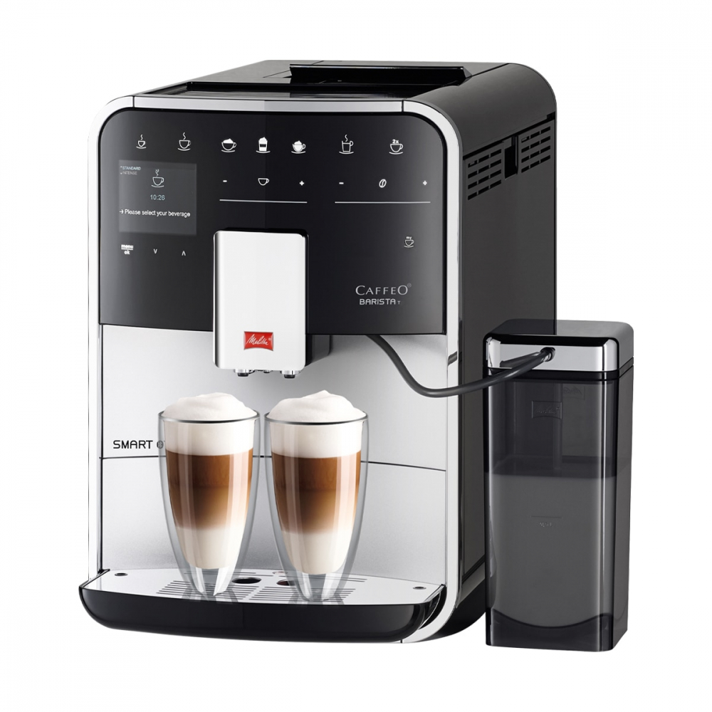 Espressor Automat Melitta® Barista T Smart F830-101, 15 Bari, LCD Touch, 18 specialitati , aplicatia Melitta Connect, recipient boabe 2 compartimente [5]