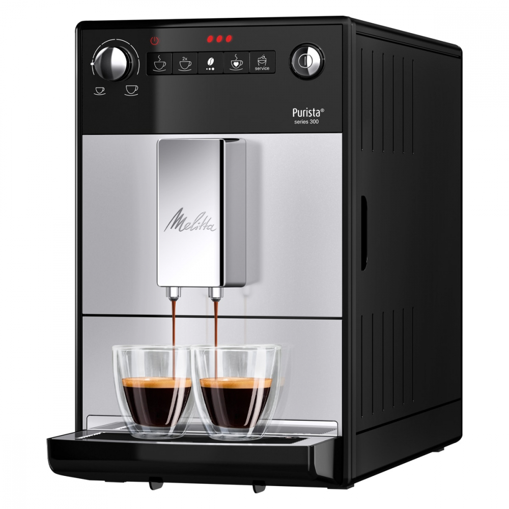 Espressor Automat Melitta Purista, 15 bar, 5 niveluri de granulație, Super Silent, Super SLIM 20cm [6]