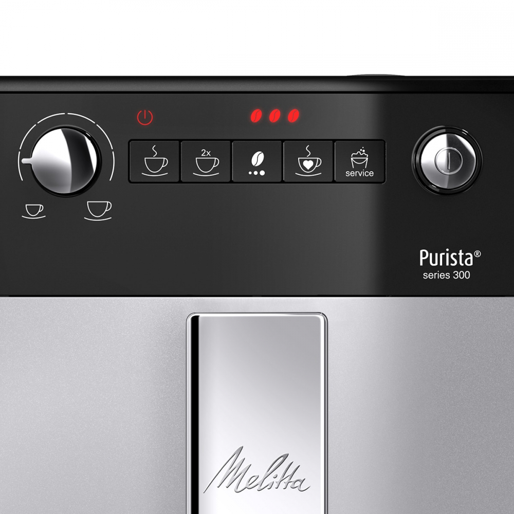 Espressor Automat Melitta Purista, 15 bar, 5 niveluri de granulație, Super Silent, Super SLIM 20cm [3]