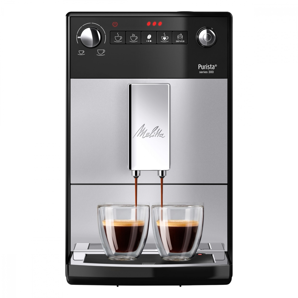 Espressor Automat Melitta Purista, 15 bar, 5 niveluri de granulație, Super Silent, Super SLIM 20cm [1]