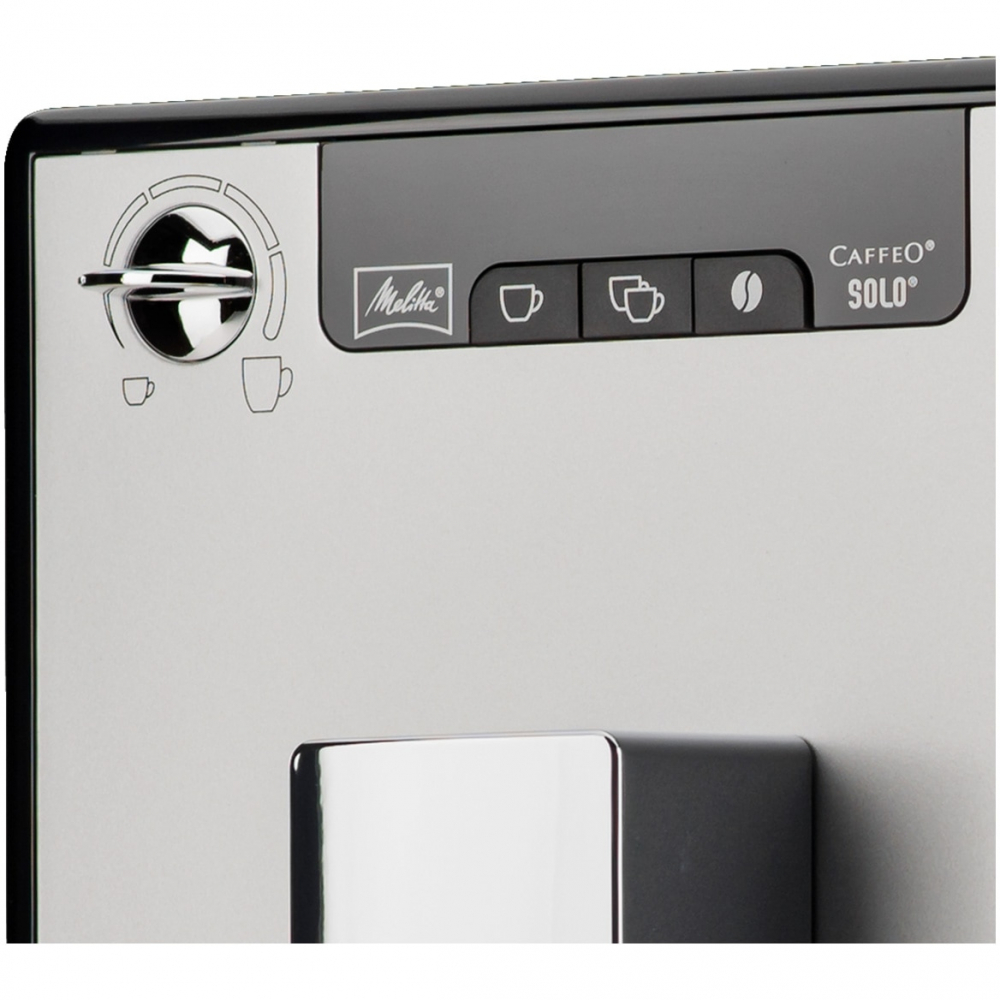 Espressor automat Melitta® Solo, 1400W, 15 bari, 1.2l, Rezervor boabe,  20cm, Silver [2]