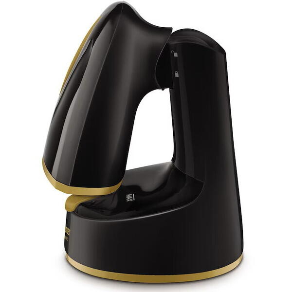 Fier de calcat vertical cu aburi Zelmer Compact ZGS1800, putere 1470 W, abur constant 21 g/min, lungime cablu 1,8 m, negru/auriu [4]