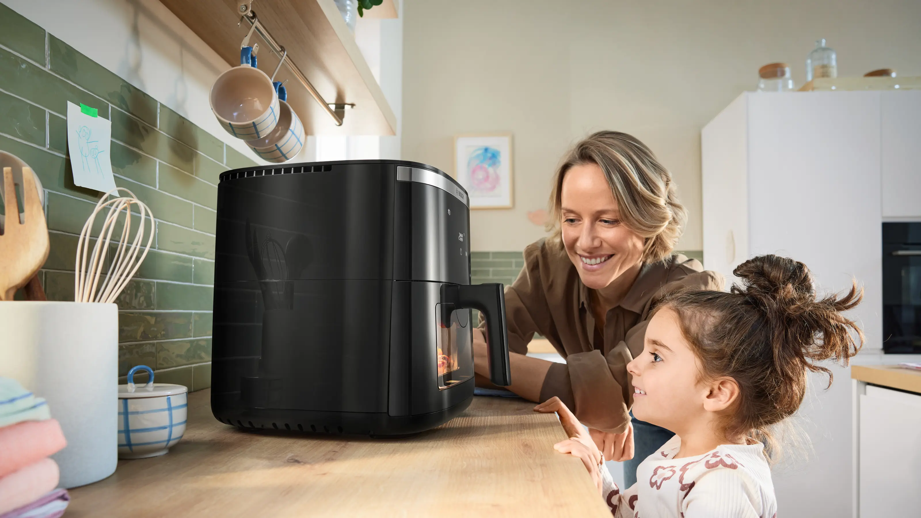 Friteuză cu aer cald, Bosch Seria 6, Negru [6]