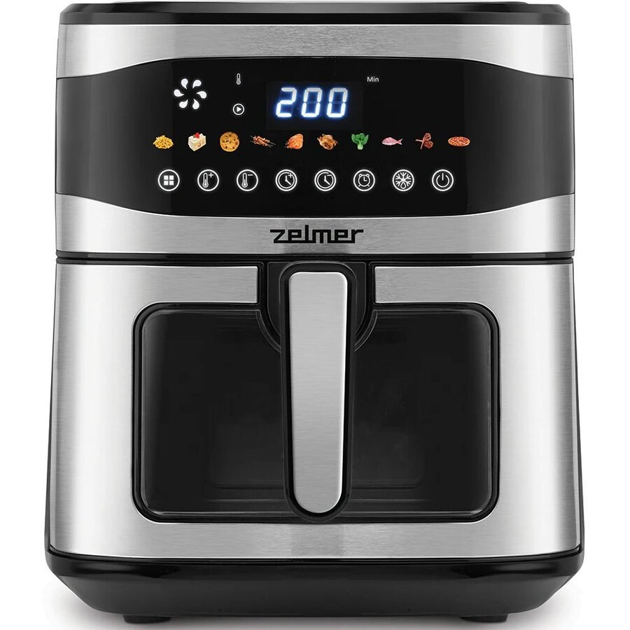 Friteuza cu aer cald ZELMER ZAF1500, 6.5l, 1.89kg, 1600W, negru-argintiu [1]