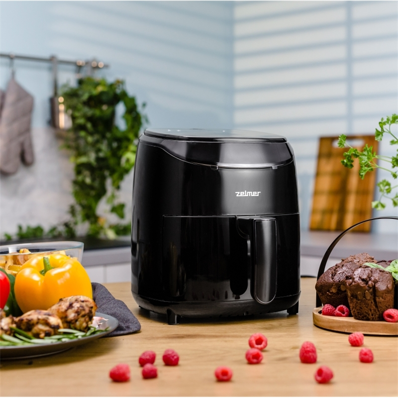 Friteuza cu aer cald Zelmer ZAF3550, 1200 W, 3,5 l, Timer 60 minute , Oprire automata, 9 programe presetate, Temperatura pana la 200 grade [7]