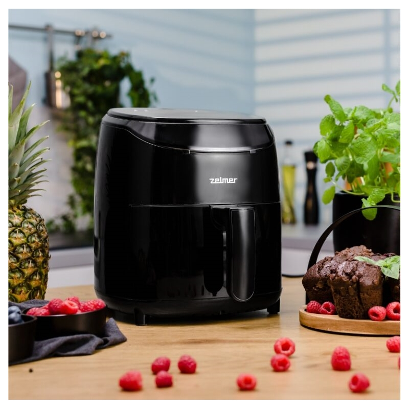Friteuza cu aer cald Zelmer ZAF3550, 1200 W, 3,5 l, Timer 60 minute , Oprire automata, 9 programe presetate, Temperatura pana la 200 grade [3]