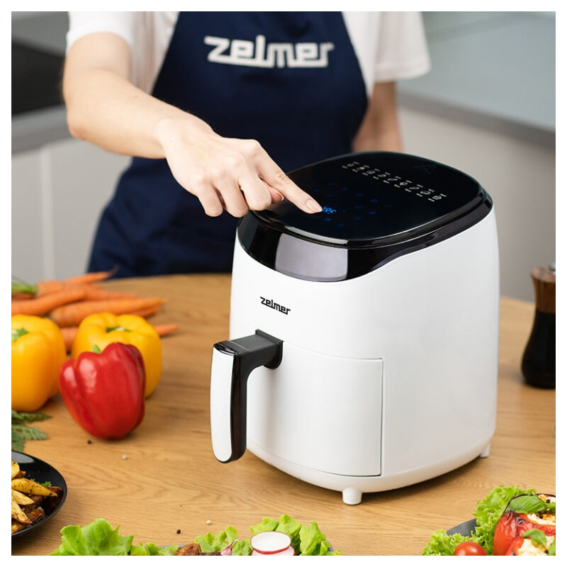 Friteuza cu aer cald Zelmer ZAF3551W, 3.5 l, control digital, 9 programe automate, invelis antiaderent [7]