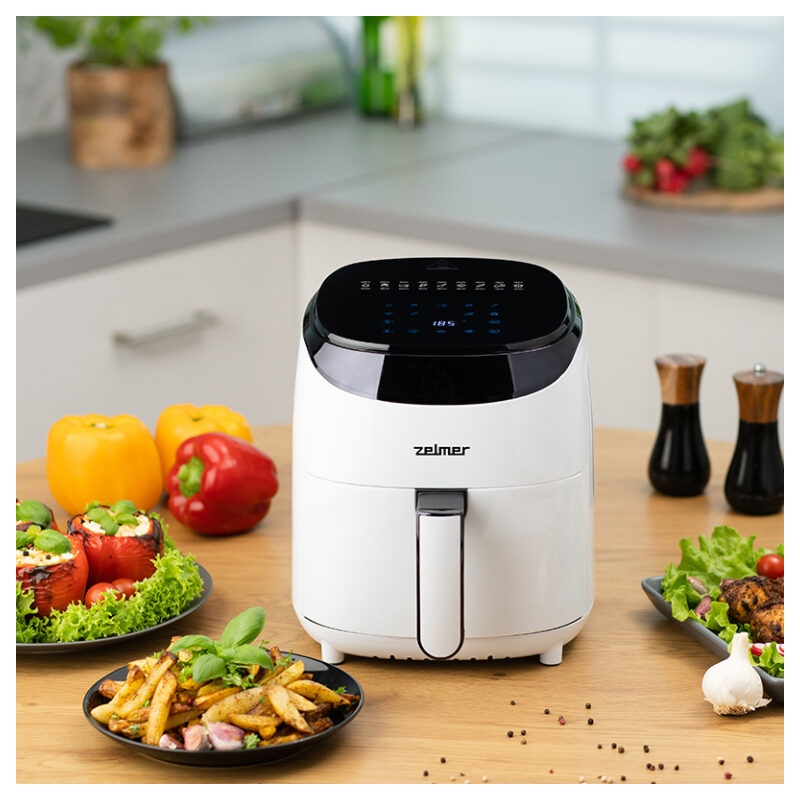 Friteuza cu aer cald Zelmer ZAF3551W, 3.5 l, control digital, 9 programe automate, invelis antiaderent [6]