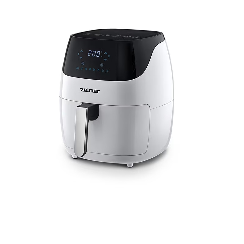 Friteuza cu aer cald Zelmer ZAF5501W, capacitate 5 l, 8 programe automate, invelis antiaderent, alb [1]