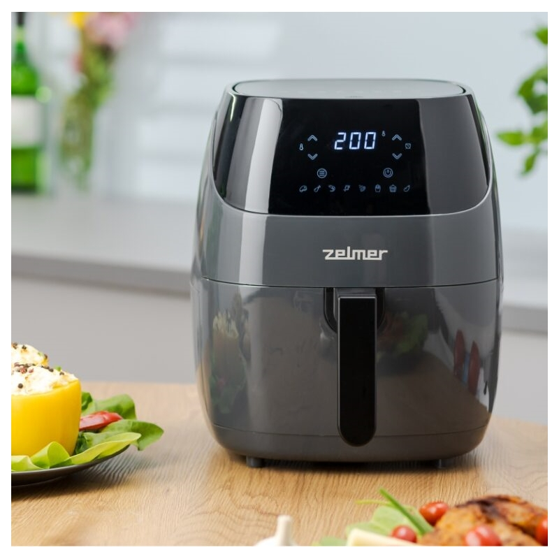 Friteuza cu aer cald Zelmer ZAF5502G, 5 l, control digital, 8 programe automate, invelis antiaderent [4]